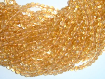 Citrine 5mm round Citrine 5mm round