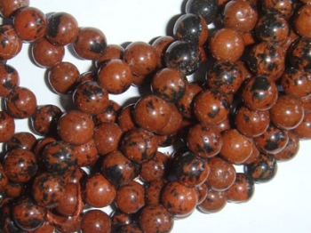 Mahagoni Obsidian 7mm round Mahagoni Obsidian 7mm round