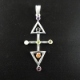 7 Chakra Stone Metal Pendant 7 Chakra Stone Metal Pendant