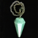 Aqua Agate Pendulum with Metal Chain Aqua Agate Pendulum with Metal Chain