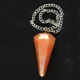 Carnelian Pendulum with Metal Chain Carnelian Pendulum with Metal Chain