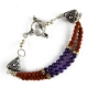 Amethyst & Rudraksha Beads Bracelet Amethyst & Rudraksha Beads Bracelet