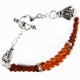 Carnelian & Rudraksha Beads Bracelet Carnelian & Rudraksha Beads Bracelet