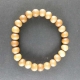 White Sandal Wood Beads Bracelet White Sandal Wood Beads Bracelet