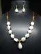White Agate Birthstone Jewelry White Agate Necklace