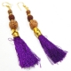 Rudraksha & Tassels Earring Rudraksha & Tassels Earring
