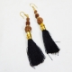 Rudraksha & Tassels Earring Rudraksha & Tassels Earring