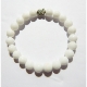 Gemstone Bracelet  White Jade   Gemstone Bracelet