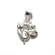 Sterling Silver Om Pendant Silver Aum Pendant