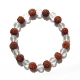 Crystal Diamond Cut & Rudraksha bracelet Crystal Diamond Cut & Rudraksha bracelet