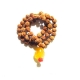 5 Face Rudraksha Mala with Yellow Aventurine Pendant 5 Face Rudraksha Mala with Yellow Aventurine Pendant