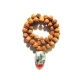 5 Face Rudraksha Mala with Black Rutile Pendant 5 Face Rudraksha Mala with Black Rutile Pendant