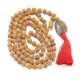 5 Face Rudraksha Mala with gemstone pendant Rudraksha Mala with Unakite  Pendant