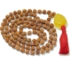 5 Face Rudraksha Mala with gemstone pendant Rudraksha Mala with Yellow Aventurine Pendant
