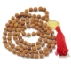 5 Face Rudraksha Mala with gemstone pendant Rudraksha Mala with Citrine  Pendant