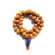 Show details for 5 Mukhi (Face) Rudraksha Mala with Faceted Lapis Tumble Pendant Picture of 5 Mukhi (Face) Rudraksha Mala with Faceted Lapis Tumble Pendant