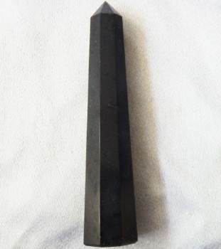 Black Tourmaline healing wand Black Tourmaline healing wand